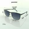 HD Men's Polarized Nylon Sunglasses - UV Protection for Driving, Fishing, and Goggles (Model 8672)