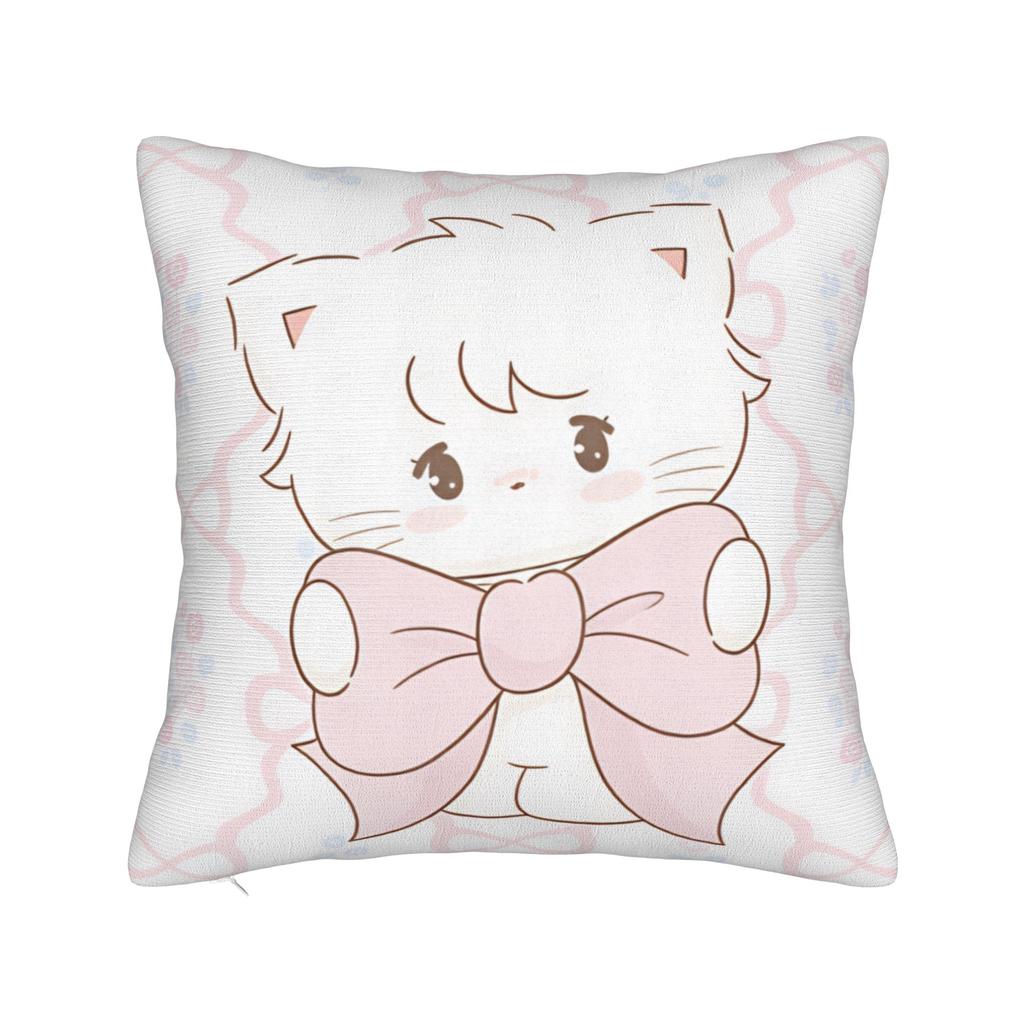 Mikkos Mousses Pillow Cover Custom Cushion Cover Novelty Pillow Case For Living Room Chair