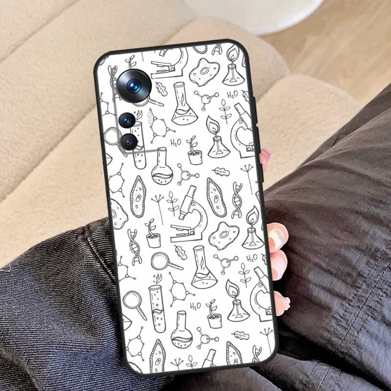 Biology and Chemistry For Xiaomi 15T 13T 14T 17 Pro Max 14 15 Ultra Case For POCO F8 Ultra F5 F6 F7 X3 X5 X6 X7 Pro