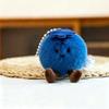 Blueberry Doll Keychain Simulation Plush Stuffed Toy For Bag Charms Innocent Face Purse Car Ornament For Girls And Kids