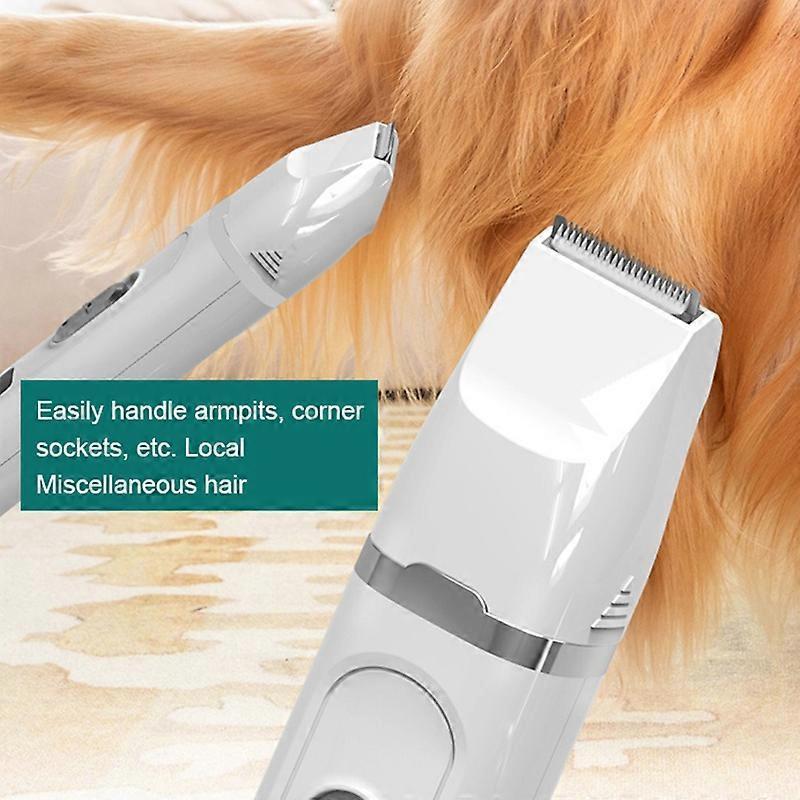 4-in-1 Multi-functional Electric Dog Clippers For Grooming Cordless Dog Shaver Clippers Trimmers Low Noise Pet Grooming Tools