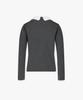 FAIRLIAR GOLF Lace Collar Detachable Knit (Charcoal)