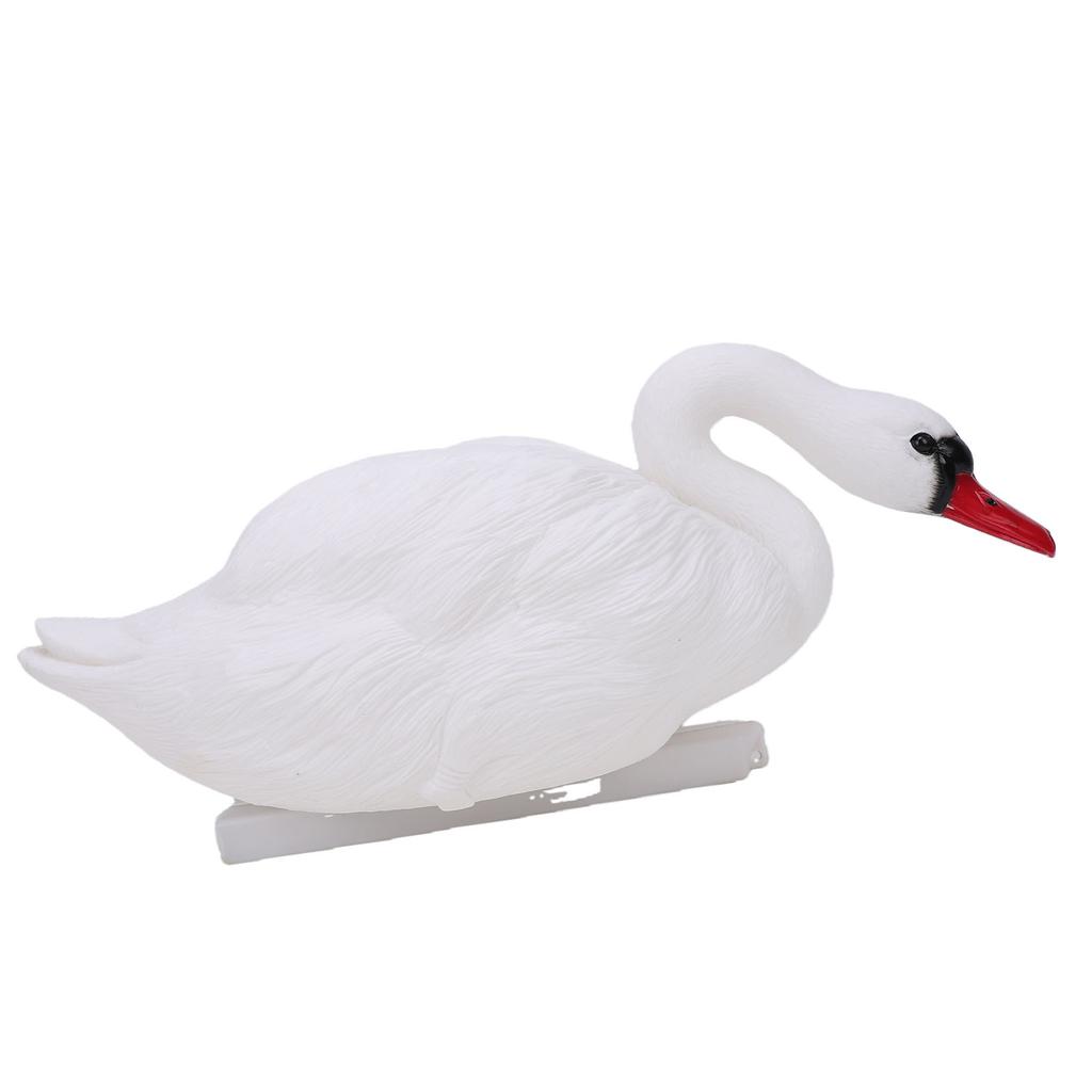 Swan Decoy Pond Decoration Plastic Lifelike Simulation Goose Floating Decoy Ornament for Pool Lake Garden Patio