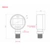 High Precision Digital Pressure Gauge Digital Electronic Hydraulic Shock Resistant Vacuum Negative Pressure Gauge