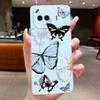Phone Case For Vivo IQOO Z11 Turbo Fundas Capa Butterfly Bow Protective Casing Transparent Soft Silicone TPU Cover Coque