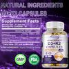 Le Capsule Molli Vitamina D3+K2 supportano la salute delle ossa, la funzione del sistema immunitario e la salute cardiovascolare. 120 capsule molli.