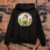 Tis The Season Frog Hoodie Cute Christmas Mushroom Graphic Sweatshirt Black