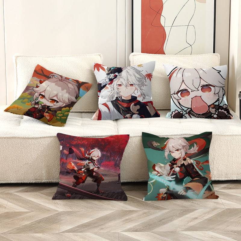 Kaedehara Kazuha Genshin Impact Pillow Cover Sofa Cushion Cover Home Room Decoration Children Gift