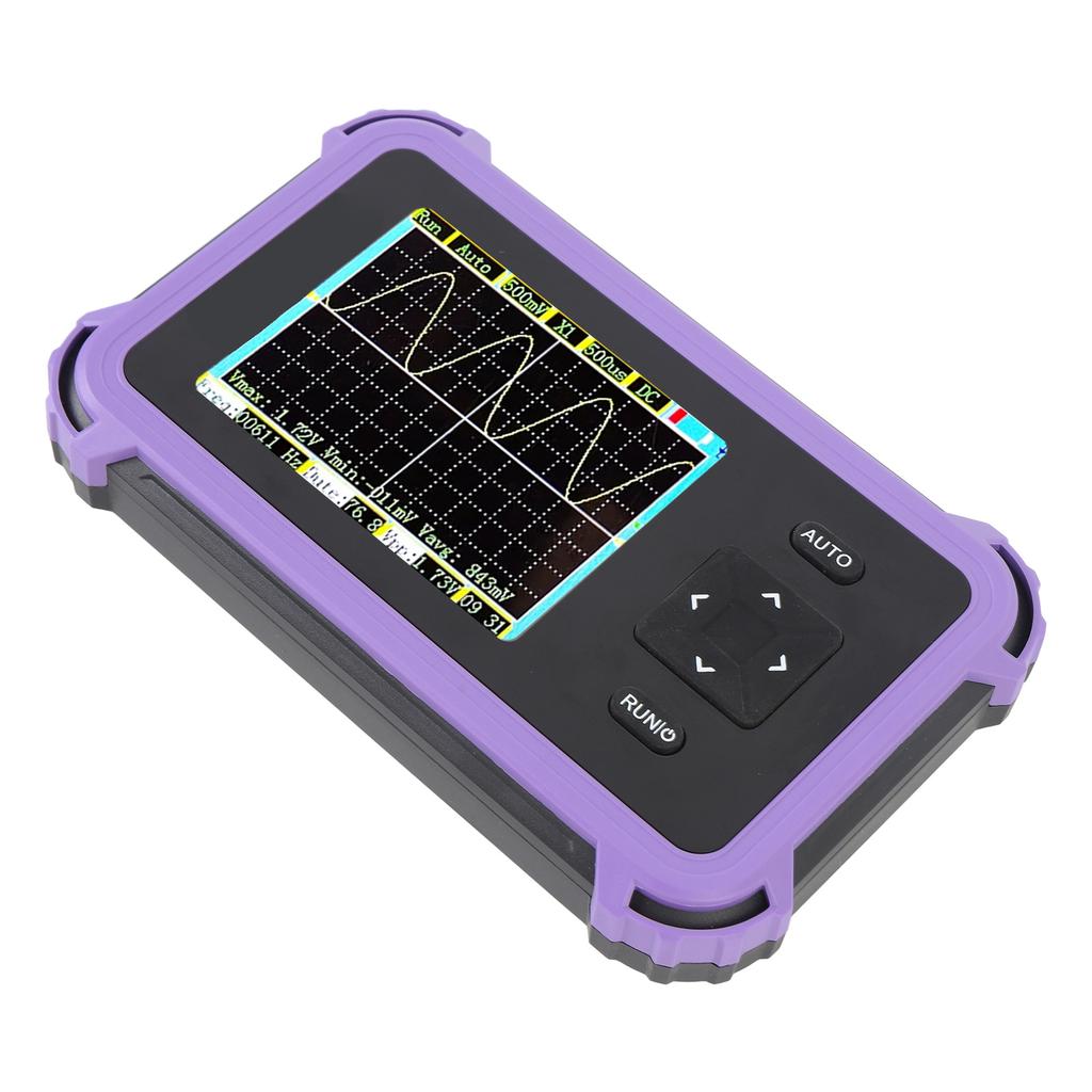 Handheld Digital Oscilloscope Portable Kit 2.8in Screen 8.33MS/s High Sampling Rate 1Mhz Bandwidth P