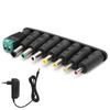 Adaptor de alimentare 12V 2A Benzi LED Încărcător de comutare cu 8 mufe de conversie DC 100?240VEU mufa
