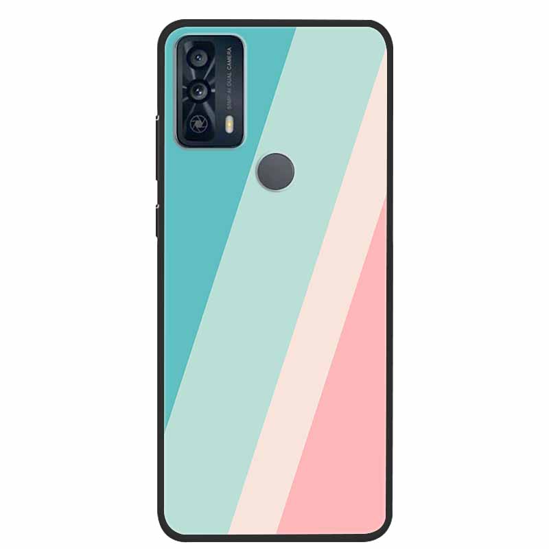 For TCL 20Y 20E Case Luxury Soft Silicone TPU Back Cover For TCL 20Y 20B Phone Cases TCL20Y 20 Y TCL20E Cute 6125F Funda Cartoon