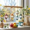 Happy Easter Stickers 500pcs Cute Rabbit Stickers Gift Sealing Labels Baking Package DIY Wrapping Box Gift Bag Decor 2.5CM/1inch
