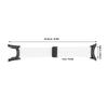 Replacement Watch Band Adjust Size Wide Compatibility Stylish Alloy Silicone Watch Band Magnetic Folding Buckle for AMBIT 1