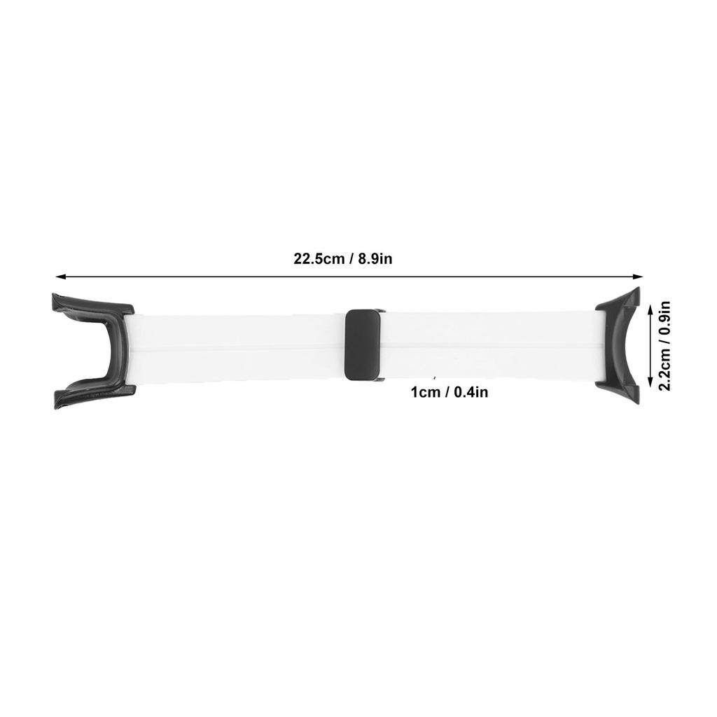 Replacement Watch Band Adjust Size Wide Compatibility Stylish Alloy Silicone Watch Band Magnetic Folding Buckle for AMBIT 1