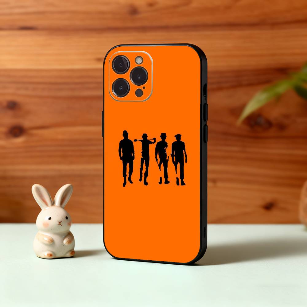 A C-Clockwork O-Orange Phone Case For iPhone17,16,15,14,13,12Plus,Pro Max,XS,5G Soft Silicone Black Cover