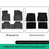 Eco-friendly TPE Floor and Trunk Mats for 2020-2025 BYD Han DMi/EV Cars.
