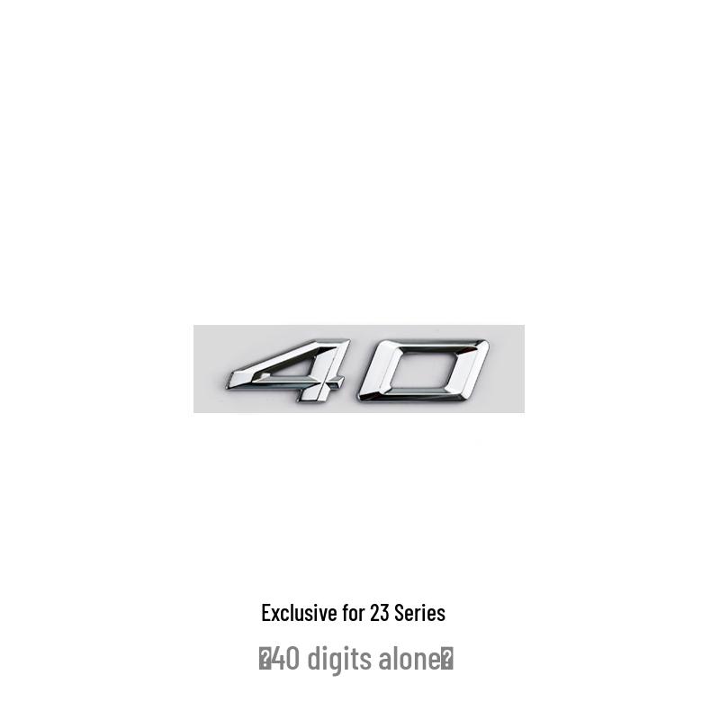 BMW 7er Modell 23 Heckemblem Aufkleber (740Li, 730Li, 750Li, 760Li)