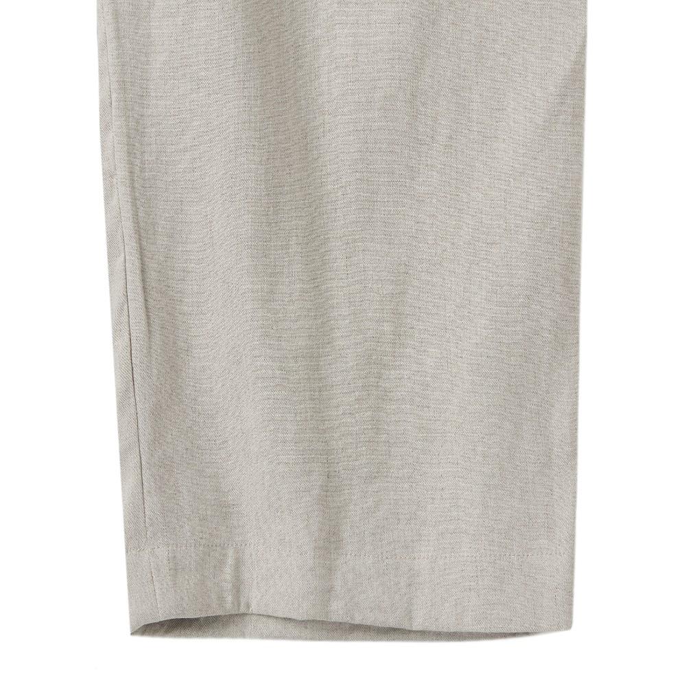 BROMPTON LONDON Linen One Tuck Trousers - Oatmeal (P252Mpt431)