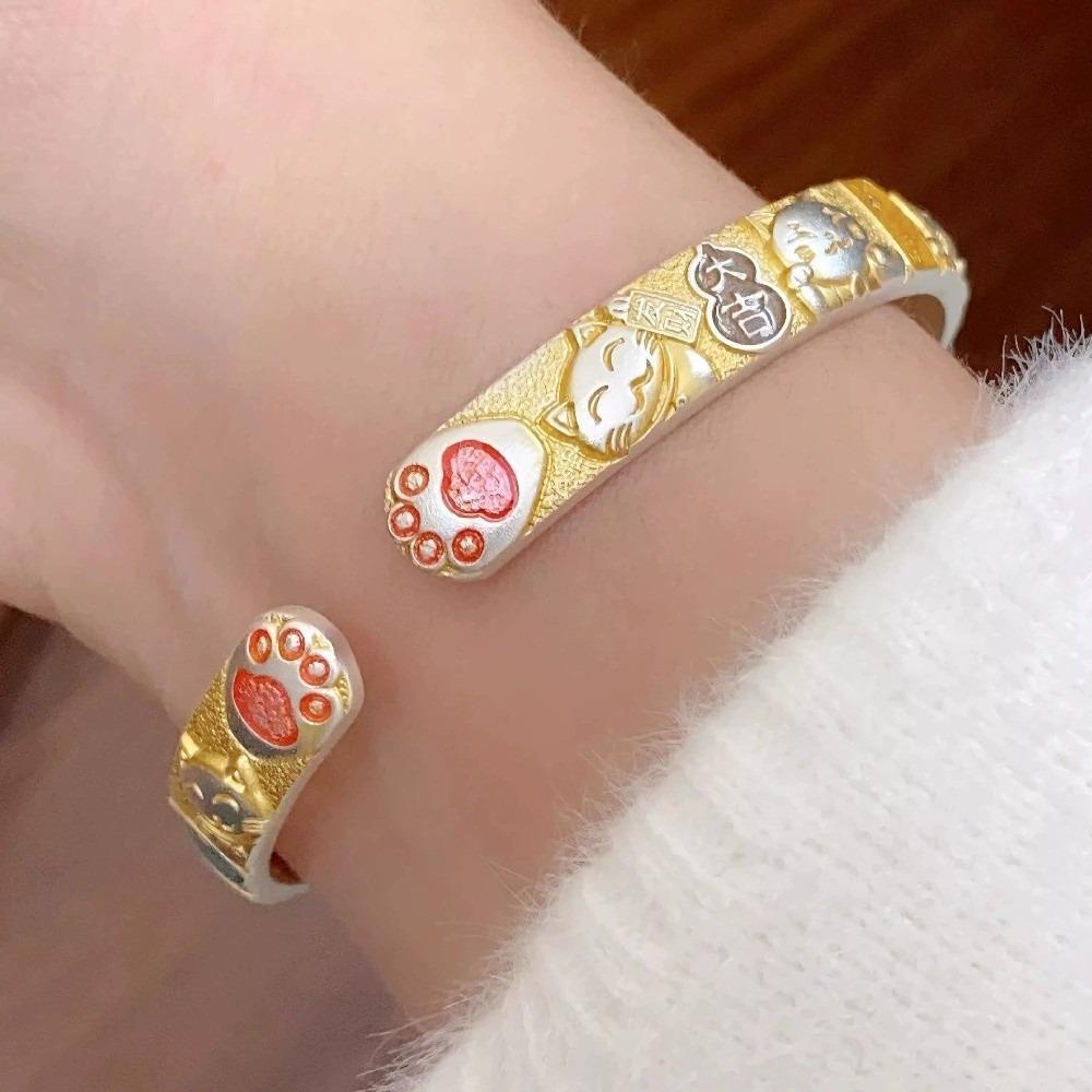 Classic Women's Hand Bracelet Traditional Chinese Cloisonne Bracelet Enamel Bracelet Jewelry
