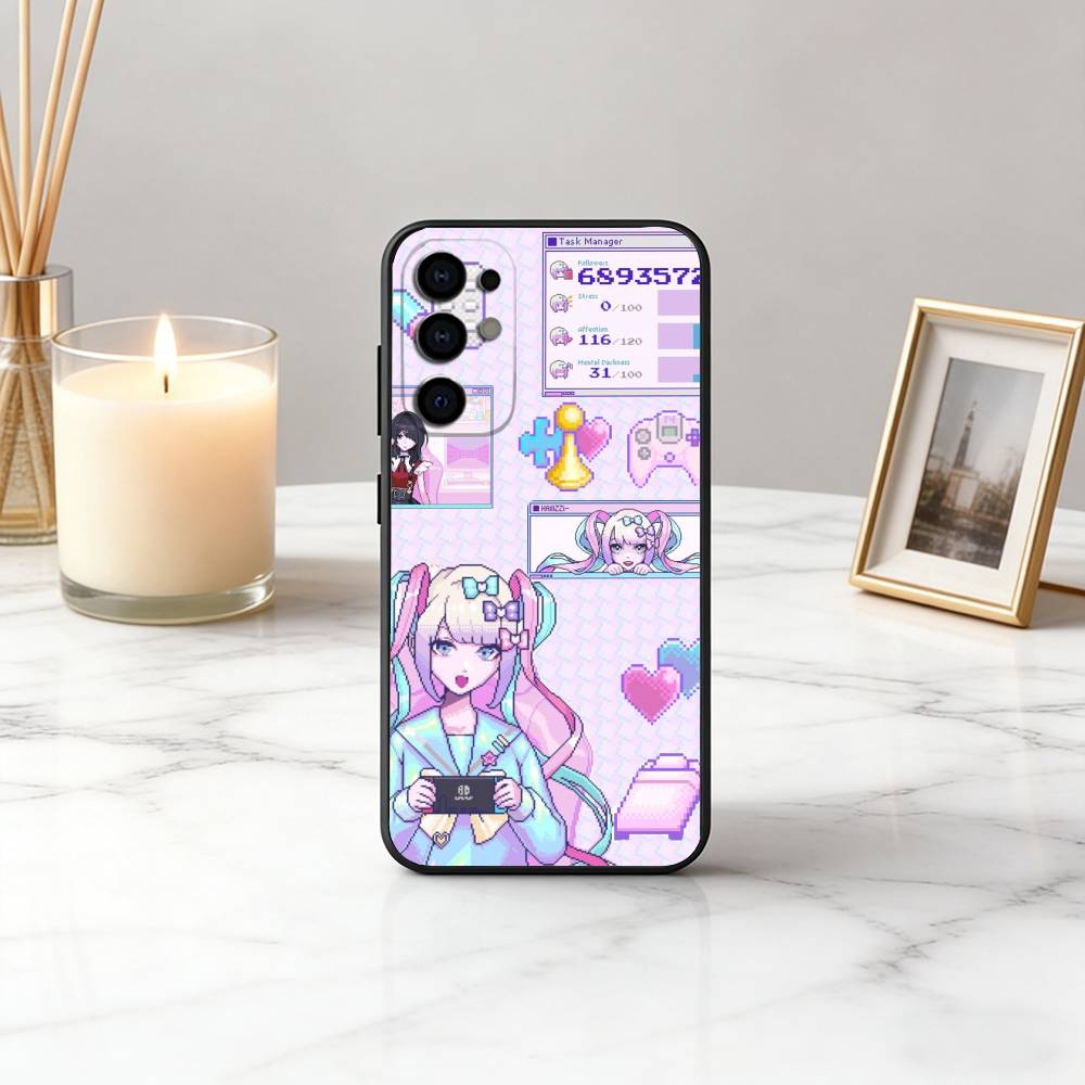 N-NEEDY CUTE GIRL O-OVERDOSE Phone Case For Samsung S25,S24,S21,S22,S23,S30,Ultra,S20,Plus,Fe,Lite,Note,10,Black Cover