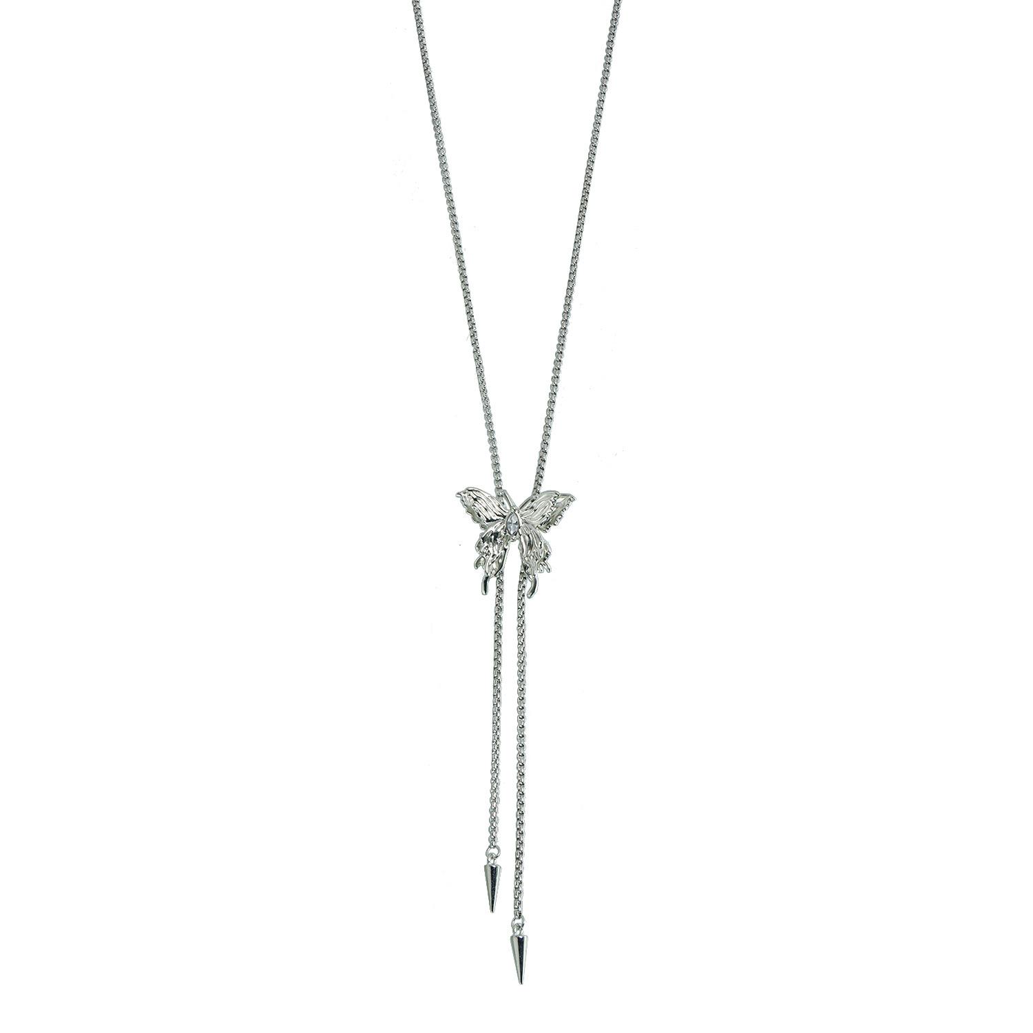 

Hat Butterfly Element Necklace ins Stylish and Simple Long Street Shoot Adjustable Cover