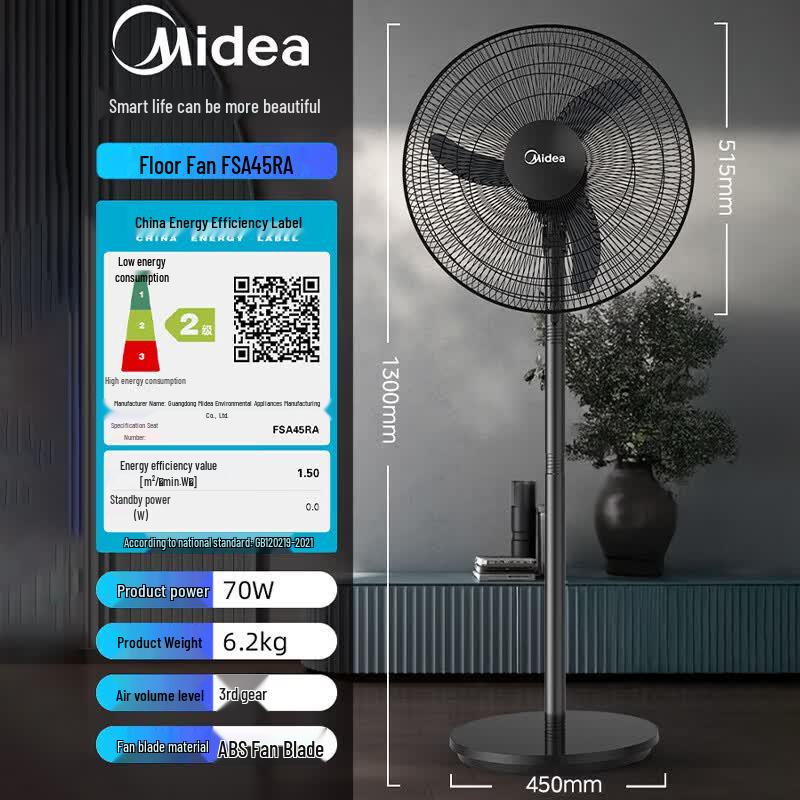 Midea 20-inch Industrial Stand Fan