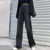 Women's 2026 New Korean Style Straight Leg Loose Slimming Jeans - Versatile Wide Leg Pants for Spring and Autumn.