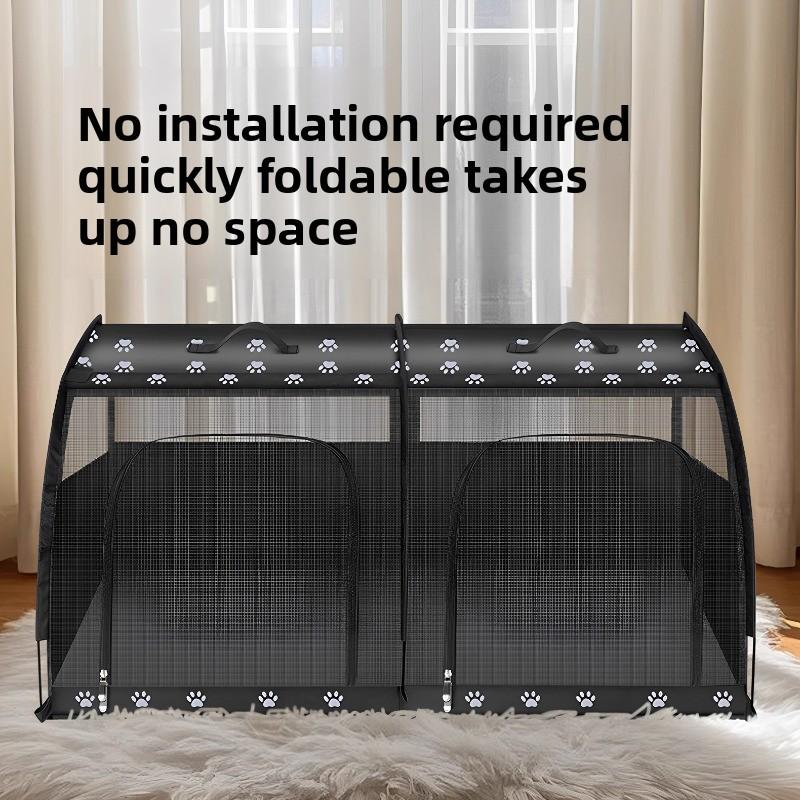 Portable Dog Car Seat for Small Medium Dogs Foldable Travel Pet Carrier for Corgi Backseat Cat Cage Breathable Outdoor Kennel