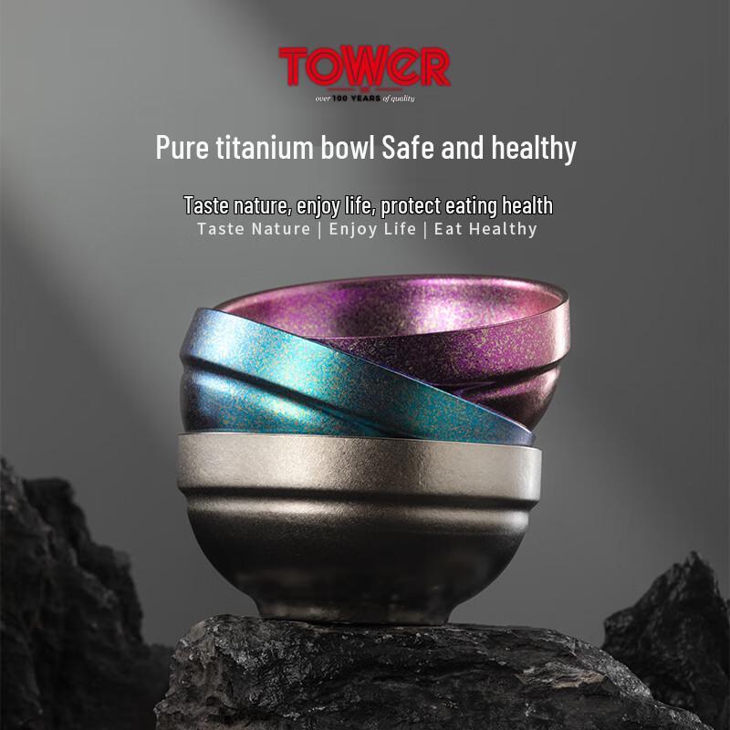 TOWERUK Titanium Ice Flower Bowl