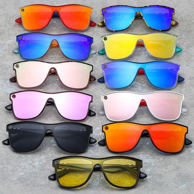 True Film One-Piece Uv-Proof Sunglasses For Men Driving Outdoor Cycling Sunshade Ink