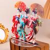 Japanese Geisha Statue Acrylic Lightweight Tabletop Ornament Creative Traditional Decor for Office Home Workspace Accent