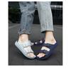 Unisex Double Buckle Slide Slippers Comfortable Non-Slip Sole Lightweight Casual Footwear