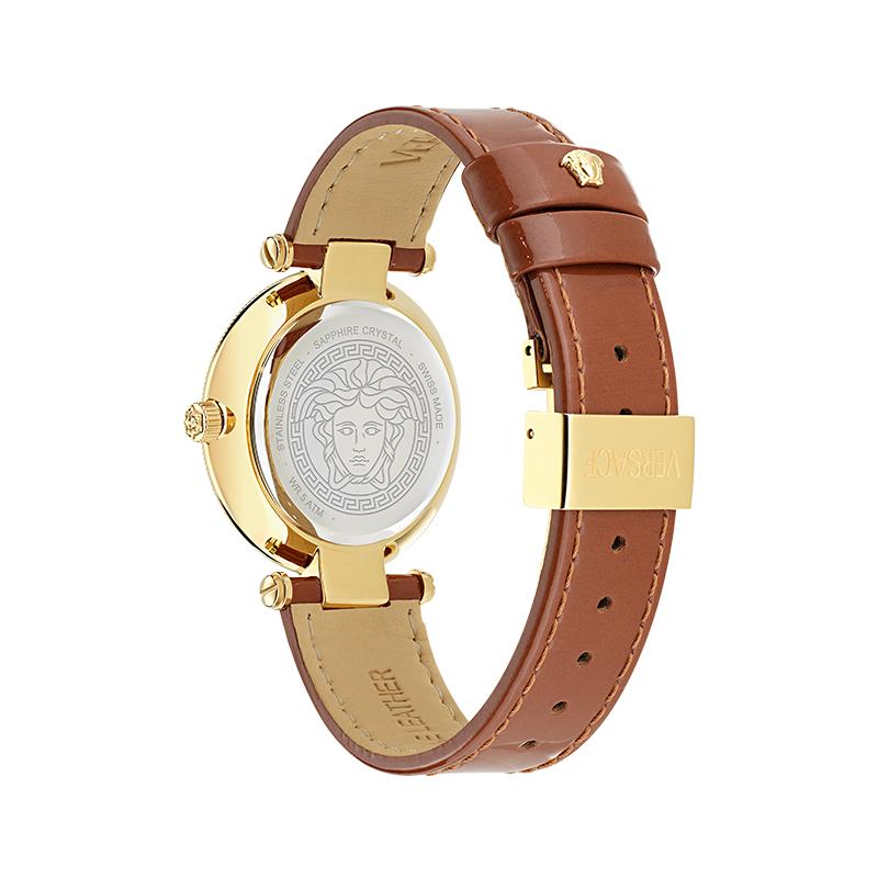 Versace Quartz Watch 36Mm Black Dial Limited Gift Box With Scarf And Perfume Swiss Light Luxury Business Sports Casual Couple Watch VE8B00224