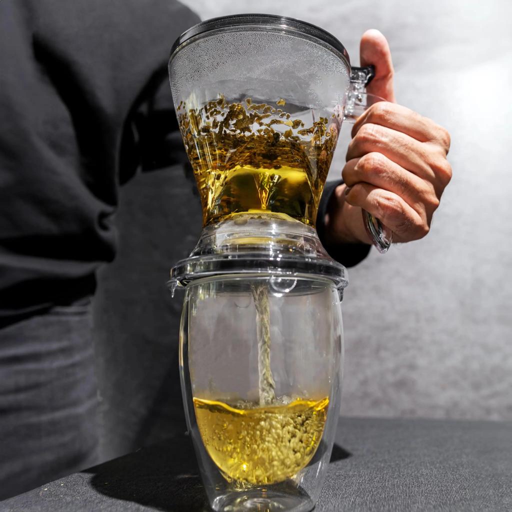 600ML Kaffeetropfer,Tee-Ei für losen Tee,Handaufbrüh-Tropfkaffeemaschine,Großer Filterhalter,Trinkgeschirrespr Espresso