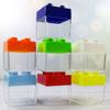 12/24pcs Personalized Cute Transparent Building Blocks Plastic Storage Box Wedding Candy Box Party Birthday Candy Box