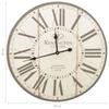 Wall Clock - Vintage - London - 60 Cm - MDF - Indoor
