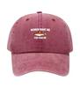 Fische fürchten mich Aufdruck Gewaschene Baumwolle Verstellbare Baseballkappe Klassische Snapback Papa-Hut Atmungsaktiver Hut Golf Angeln Outdoor Sonnenschutzmütze