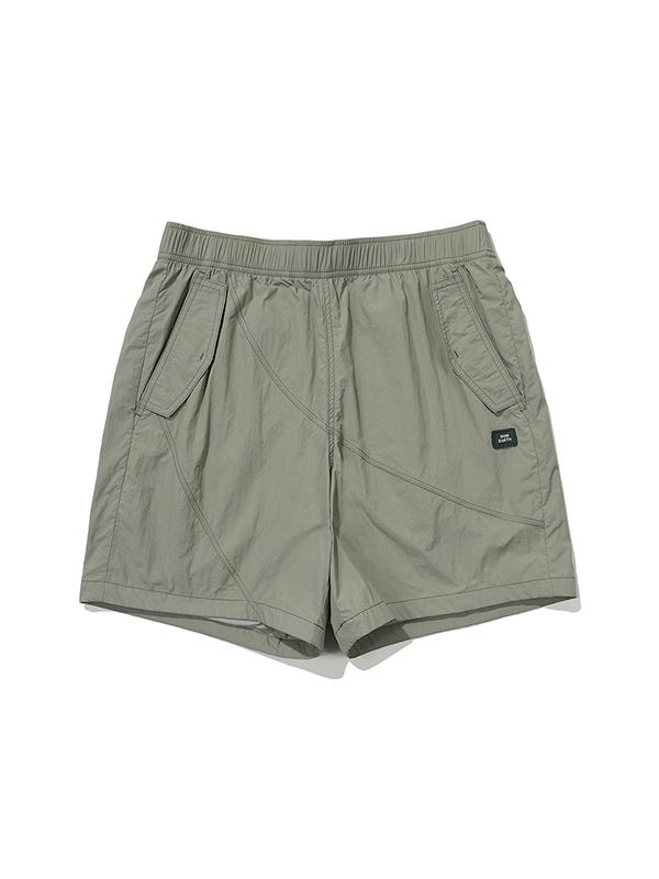 BBC EARTH Earth Stitch Half Pants_Khaki