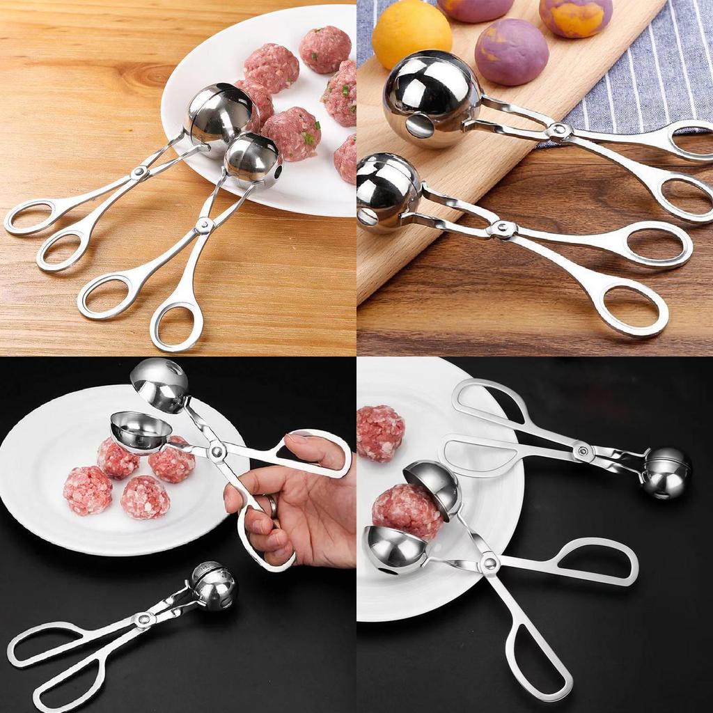 Premium 304 Edelstahl Fleischbällchenformer für müheloses Kochen zu Hause und Meal Prep