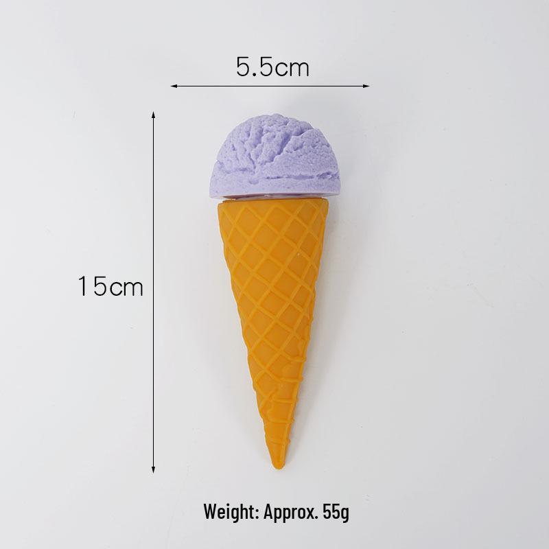 Creative DIY Ice Cream Cone Model Toy - Fun Dessert Decoration Prop