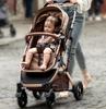 Convertible Lightweight Baby Stroller: Reclining, Foldable, High Landscape, Shock-Absorbing, Two-Way Use for Newborns