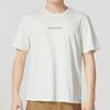 Timberland Letter Print Crew Neck Short Sleeve T-Shirt Unisex Tops White A6QGSCM9