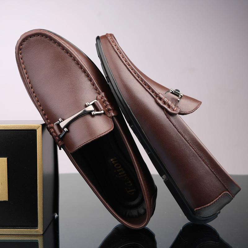 Мужские кожаные туфли — фото 5