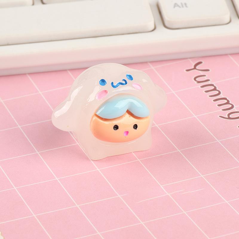 

Мультяшные светящиеся в темноте животные смоляные украшения трехмерный кулон ручная работа декоративные аксессуары своими руками