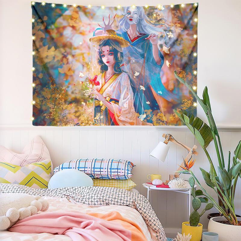 Digital Printing Background Cloth Anime Game Fifth Personality Hanging Blanket Wall Cloth Dormitory Bed Head Decoration Cloth