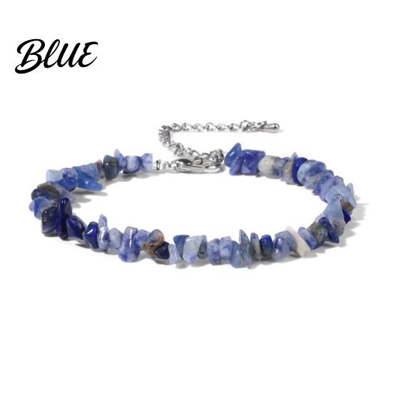Durable Bracelet Women Irregular Beads Decor Adjustable Length Non-fading Wrist
