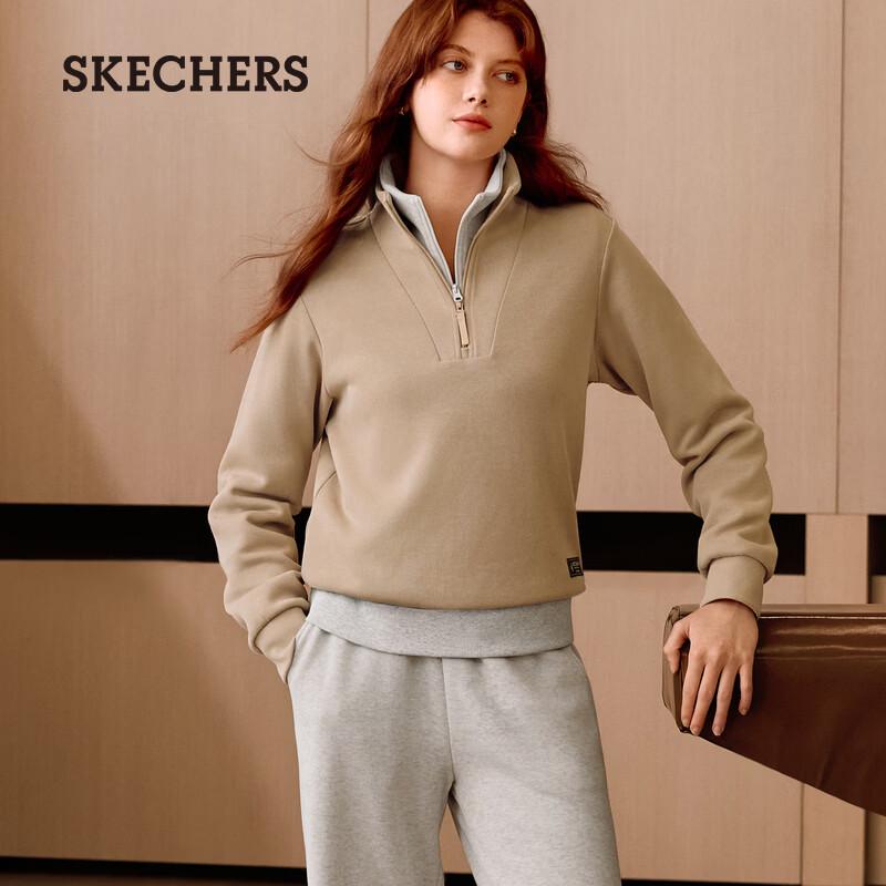Skechers Women s L425W012 Knitted Pullover Sweatshirt XL