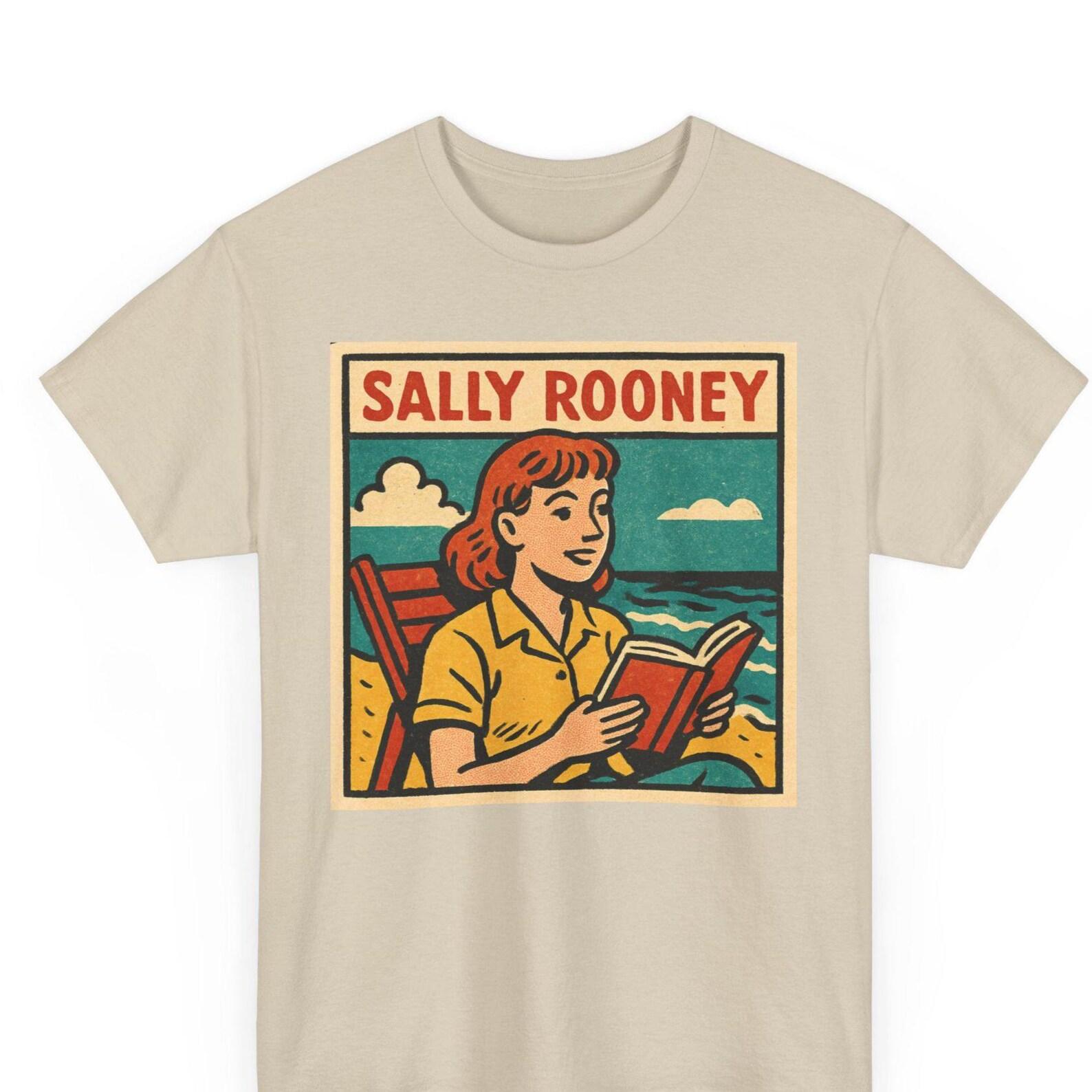 Sally Rooney Retro Comic T-Shirt: Literary Pop Art Unisex Tee 3XL
