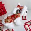New Year's Festive Dog Clothes, Tang Suit Cat, Fall and Winter Style, National Trend Puppy, Teddy Bichon, Winterheattech, New Year
