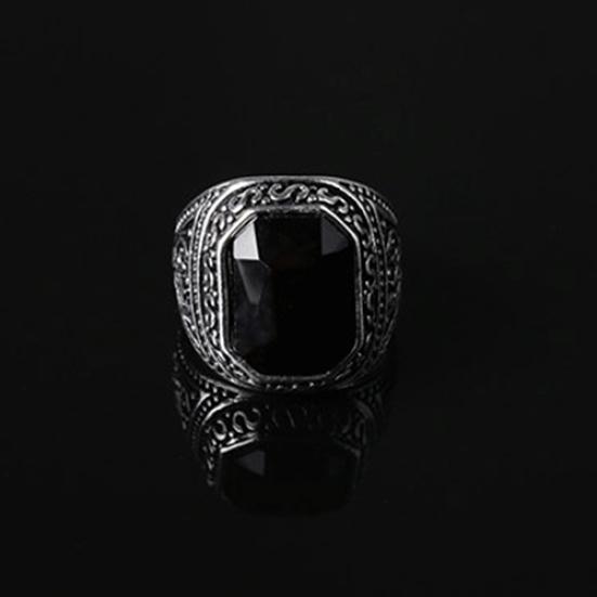 Men's Women's Lover Vintage Carved Geometric Resin Alloy Party Jewelry Ring